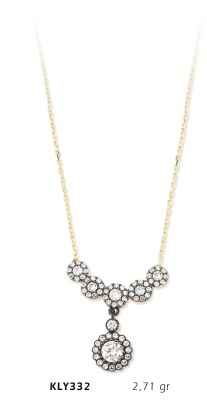 Taşlı Fantezi Kolye - Mars Kuyumculuk