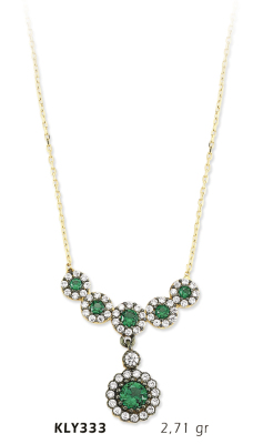 Taşlı Fantezi Kolye - Mars Kuyumculuk