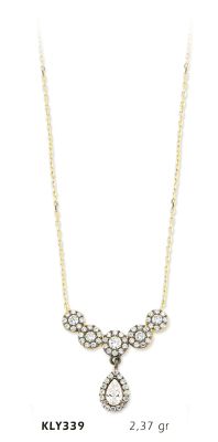 Taşlı Fantezi Kolye - Mars Kuyumculuk