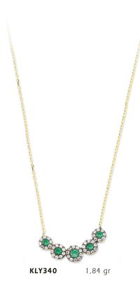 Taşlı Fantezi Kolye - Mars Kuyumculuk