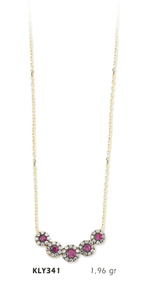 Taşlı Fantezi Kolye - Mars Kuyumculuk