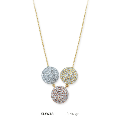 Taşlı Fantezi Kolye - Mars Kuyumculuk