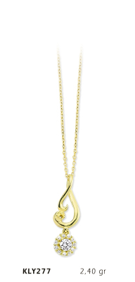 Top Taşlı Kolye - Mars Kuyumculuk