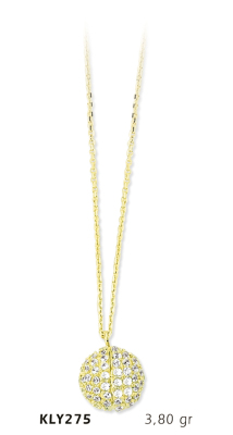 Top Taşlı Kolye - Mars Kuyumculuk