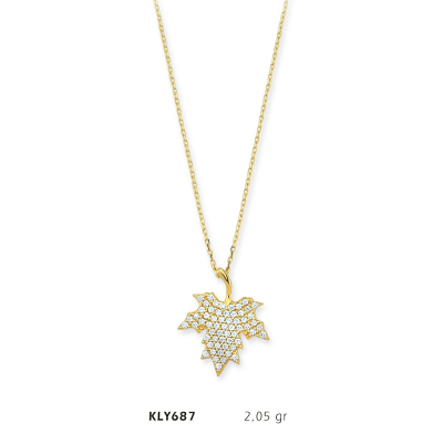 Yaprak Kolye - Mars Kuyumculuk