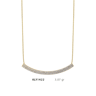 Yatay Çubuk Kolye - Mars Kuyumculuk